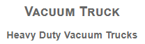 vacuum truck Logo